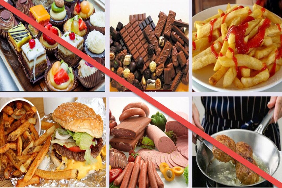 zakázané potraviny v diéte